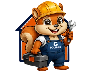 Squirrel Home Repair mascot